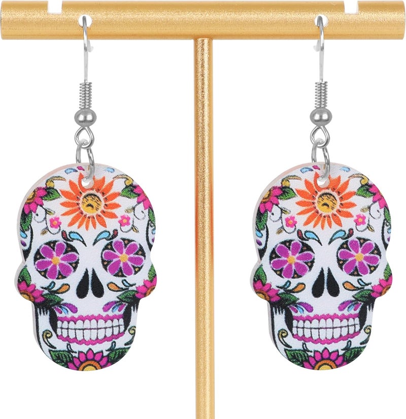 Fullive Thanksgiving Earrings, Fall Stud Dangle Turkey Earrings, Hypoallergenic Thanksgiving Accessory for Women Adult - Image 4